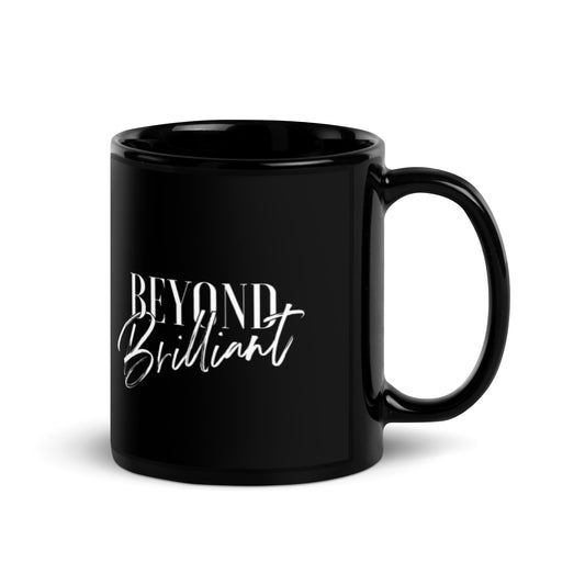 Beyond Brilliant Black Glossy Mug
